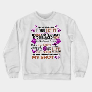 Broadway Quotes Crewneck Sweatshirt